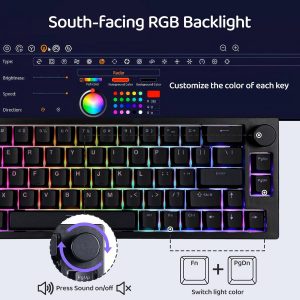 Rapid Trigger Magnetic Switch 65% Mechanical Keyboard - Image 3